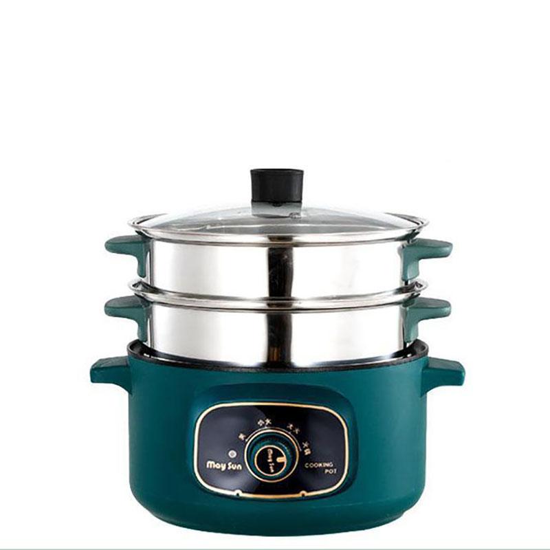 Multifunctional Electric Cooker Rice Cooker Electric Steamer Household Electric Frying Pan Non-stick Pan