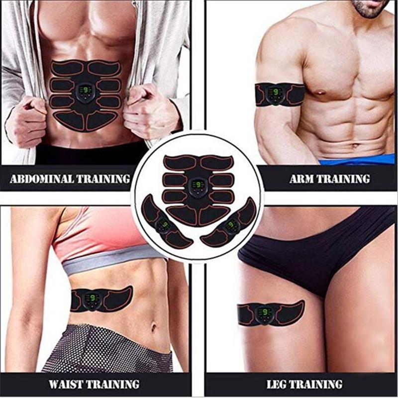 Sports Home Lazy Exercise Abdomen Stimulation EMS Wireless Muscle Stimulator Smart Fitness Male