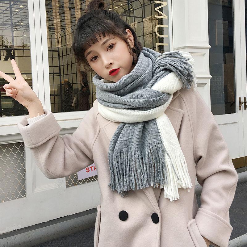 Christmas gift Woman Trend Wild Shawl scarf Long section scarf Birthday present Winter warm scarf