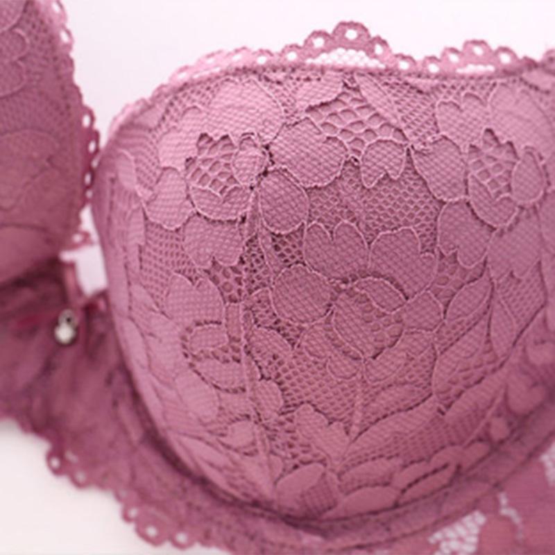 Small Breasts Gathered Adjustable Lace Girl Sexy Lingerie Female Beauty Back Bra and Breast Bra