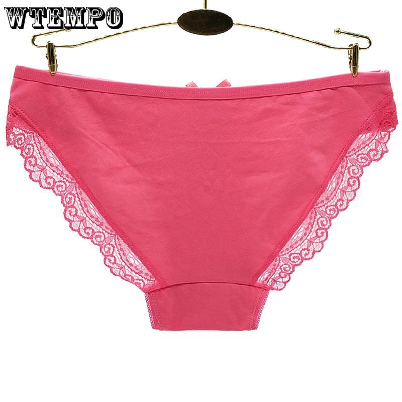 6 Pcs/Lot Antibacterial Cotton Underwear Woman Pure Panties Briefs Girls Underwear Lingerie