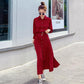 Dress Female Spring and Autumn Dress Long Sleeved Dresses for Women Office Clothing Tops