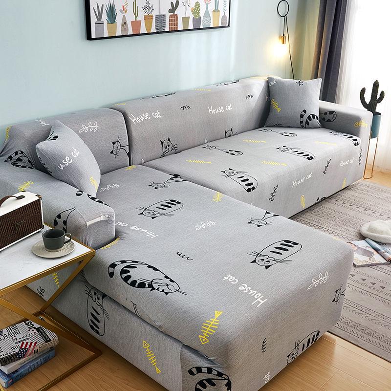 Sofa Cover Elastic Cloth Art Anti-skid Spandex Stretch Sofa Cover Sofa Furniture Cover Home Decor