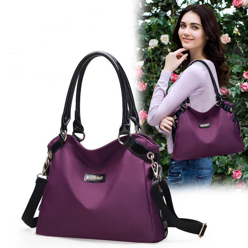 Shoulder Handbag Trendy wild Woman bag Patent leather bag Big capacity European and American style