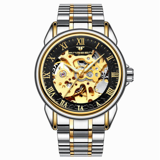 Men's Classic Mechanical Watches Business Waterproof Clock Luxury Brand Genuine Automatic Watch