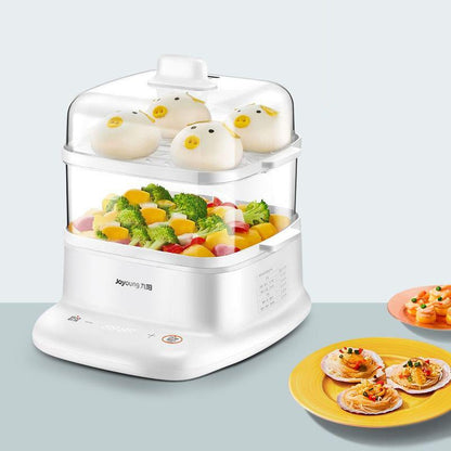 Electric Steamer Multifunctional Household Automatic Power-off Steamer Small Capacity Vegetable Steaming Breakfast Machine