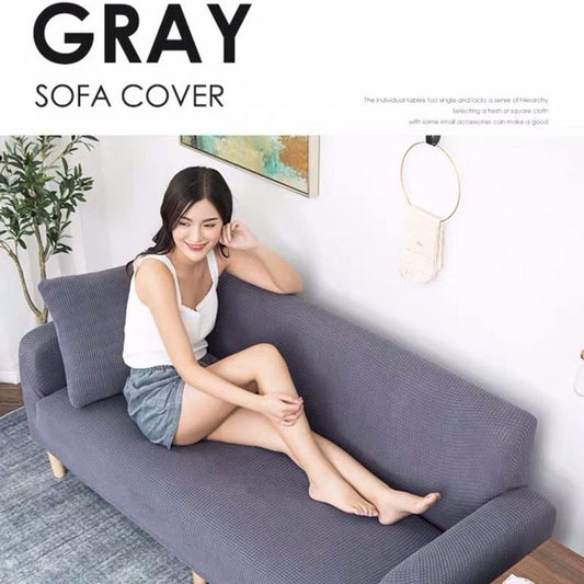 Skin-friendly Sofa Cover Elastic Non-slip L-shaped Sectional Living Room Sofa Cover Can Be Machine Washed Without Wrinkle