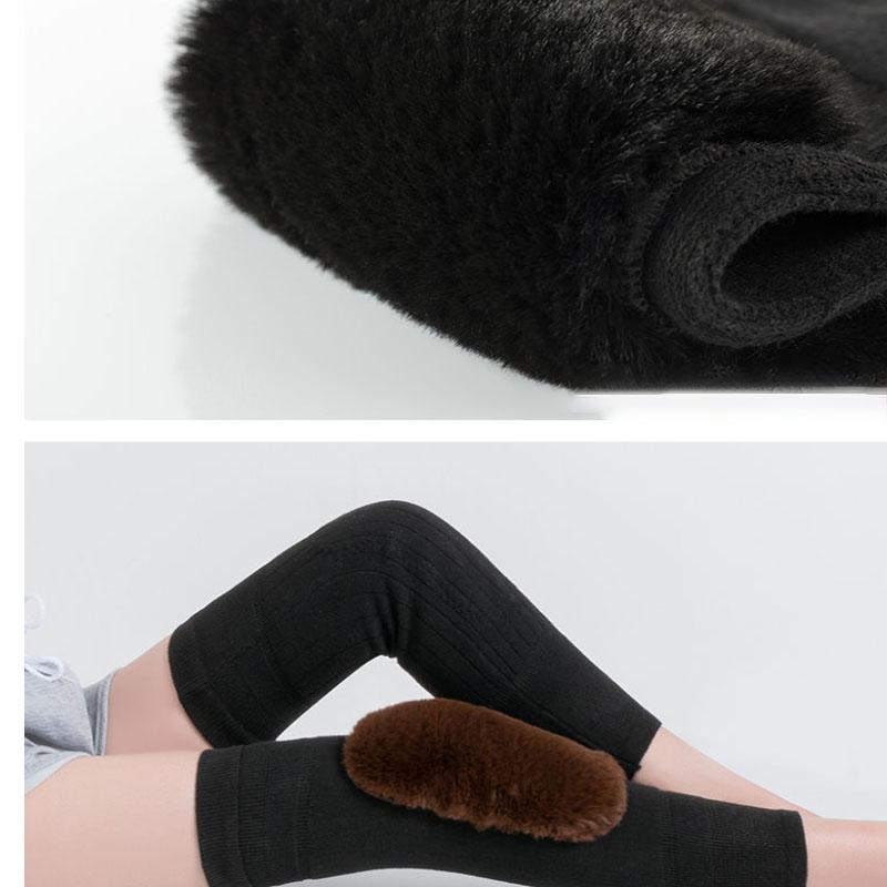 Knee Pads To Protect The Old Cold Leg Autumn and Winter Models for Men and Women Calf Protection Joint Thickening and Velvet Long Knee Protection