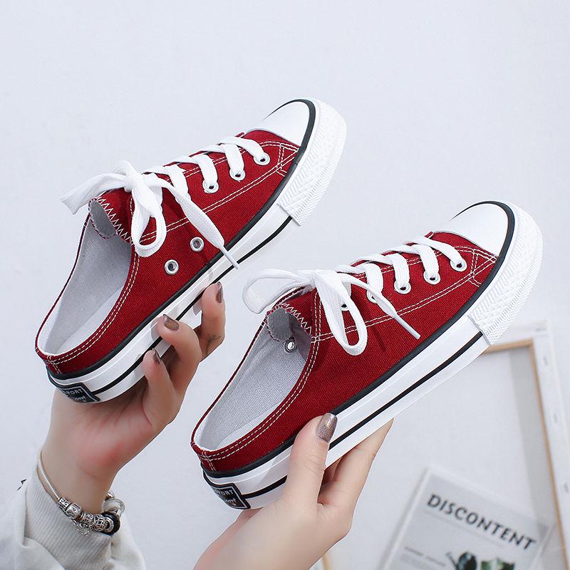 Little daisy canvas men's shoes board shoes couple cloth shoes Korean version of the trend of wild casual tide shoes