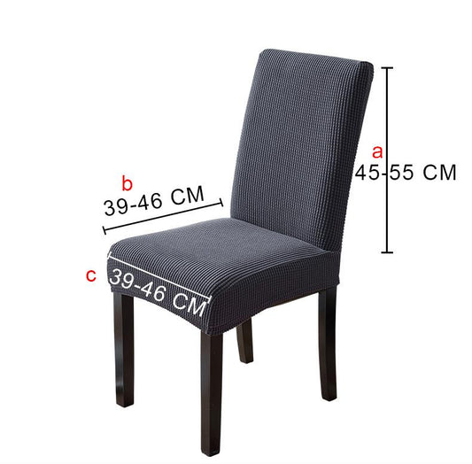 1/2/4/6pcs Dining Chair Cover Jacquard Spandex Slipcover Protector Case Stretch for Kitchen Chair Seat Hotel Banquet Elastic