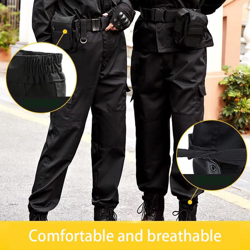 Summer Men's Security Pants Training Pants Black Special Training Overalls Pants Wear-resistant Tactical Pants Combat Pants