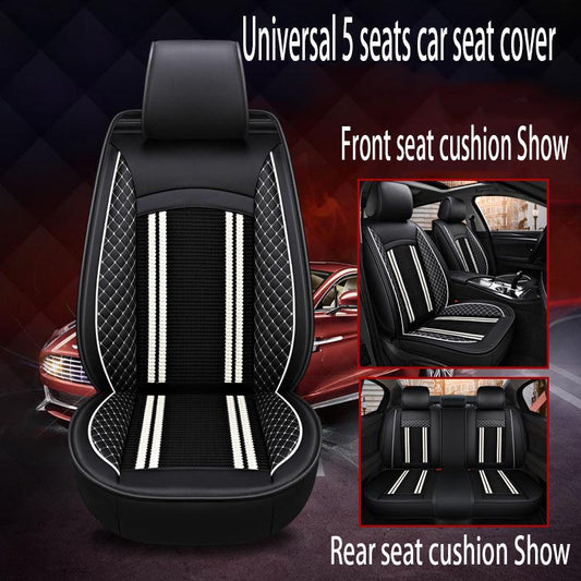 5 seats Universal Car seat cover Waterproof Car Seat Cover Universal 5 set Auto Seat Cushion Leather