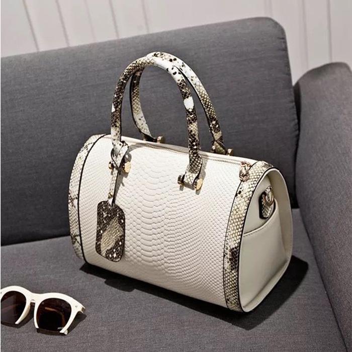 Patent leather bag Genuine Leather Woman bag European and American style handbag Trendy wild