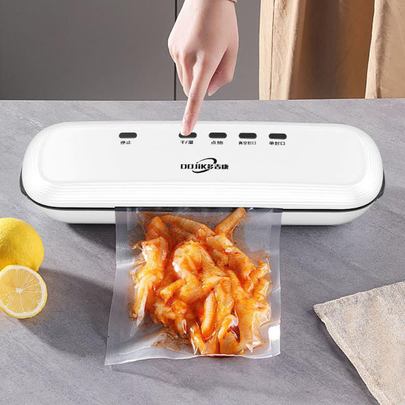 For Free 10Pcs Bags Food Vacuum Sealer 220V/110V Automatic Commercial Household Food Vacuum Sealer Packaging Machine