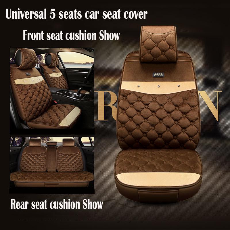 Waterproof 5 pcs Car Seat Cover Universal Winter Auto Seat Cushion 5 seats Universal car seat cover