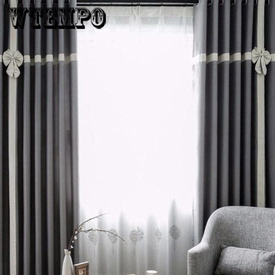 WTEMPO Window Curtain Fashion Printed Washable Cuartain Home Texitle Curtain bedroom living room