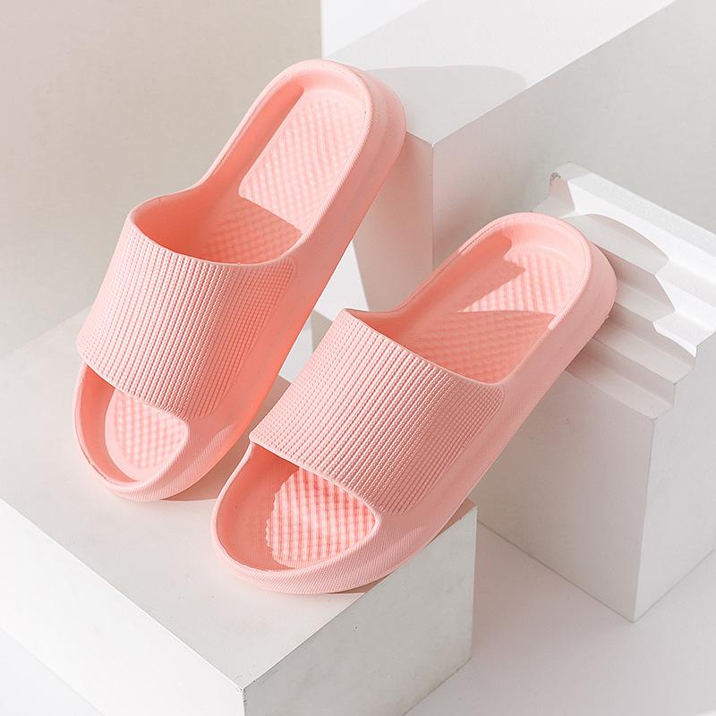 EVA Home Slippers Men and Women Bath Non-slip Sandals Summer Deodorant Couple Flip-flops Household Soft Bottom Slippers Men Outdoor Slippers