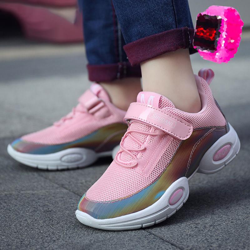 Kids Fashion Sneakers for Boys Girls Mesh Tennis Shoes Breathable Sports Running Shoes Lightweight Children Casual Walking Shoes