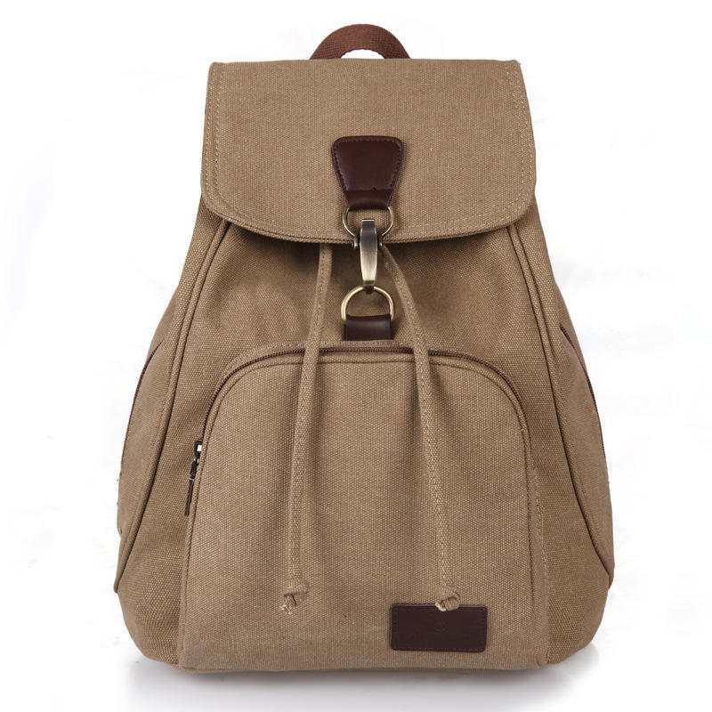 Backpack Outdoor Canvas Backpack Retro Fashion Backpack Women Shoulder Bag