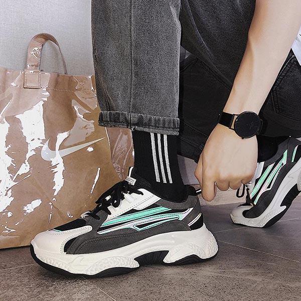 Plus Size 39-44 Summer Ins Men Breathable Fluorescence Mesh Sneakers Comfortable Basketball Shoes Non-slip Running Shoes Outdoor Travel Shoes