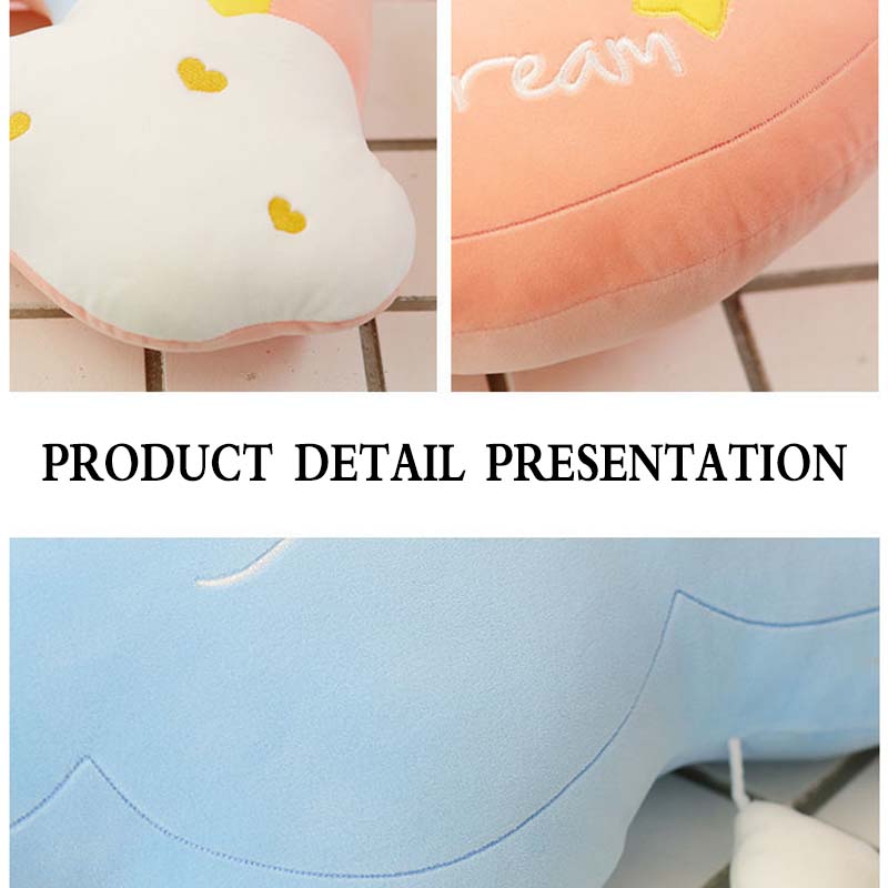 Nordic Style Plush Toy Super Soft Rainbow Pillow Fun Creative Cushion Office Cushion Birthday Gift