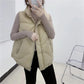 Stand-up Collar Vest 2021 Korean Version of The New Women's Autumn and Winter Fashion Vest Sleeveless Waistcoat