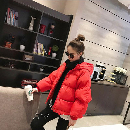 Winter Women's Cotton Padded Jacket Short Down Cotton Padded Jacket