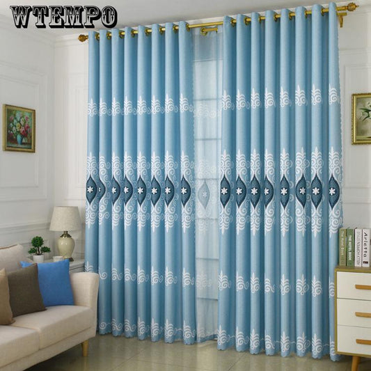 Simple Striped Style Plain Curtain Window Gauze for Living Room Bedroom Study