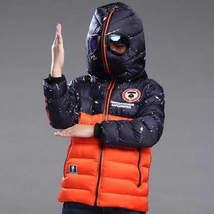 Children Clothing Boy Clothes Warm Winter Down Cotton Jacket Waterproof Thicken Outerwear Kids Parka