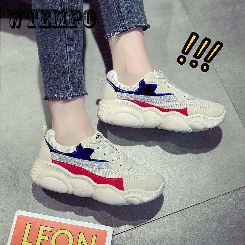 Women Sneakers Shoes Fashion Women Casual Shoes Lace-Up Flats Shoes Women Shoes