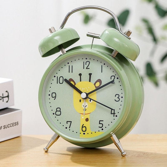 Metal Oversized Ringtone Alarm Clock Student Alarm Mute School Supplies Stationery Alarm Clock