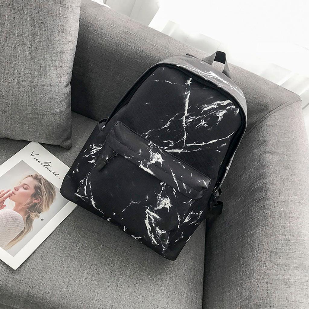 Backpacks,Fashion Women Marble Pattern Backpacks,Large Capacity Package Bags ,Shoulder Bags