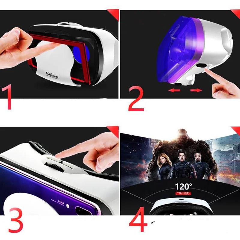 Vr Glasses Mobile Phone Dedicated 3d Movie Virtual Reality Somatosensory Game Machine Panoramic Immersive All-in-one 4k