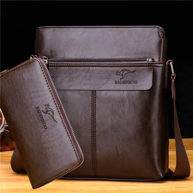 Men Messenger Bags Pu Leather Shoulder Crossbody Bag Men Handbag Male Small Bags Briefcase