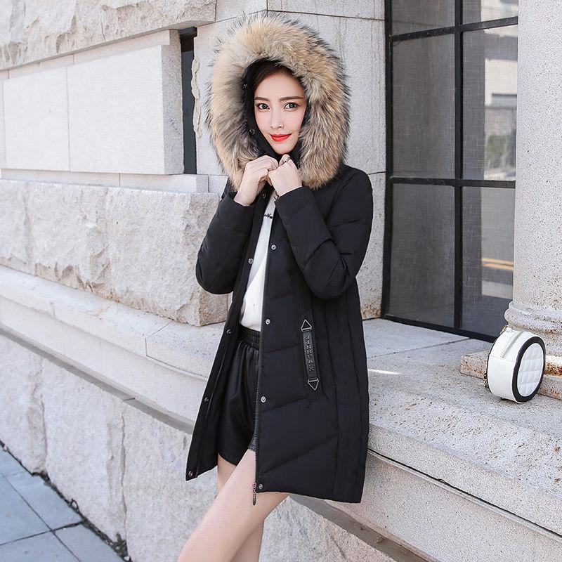 Warm Jacket Fashion Large Size Down Jacket Winter Woman's Cotton Clothing Woman's Winter Long Sleeve