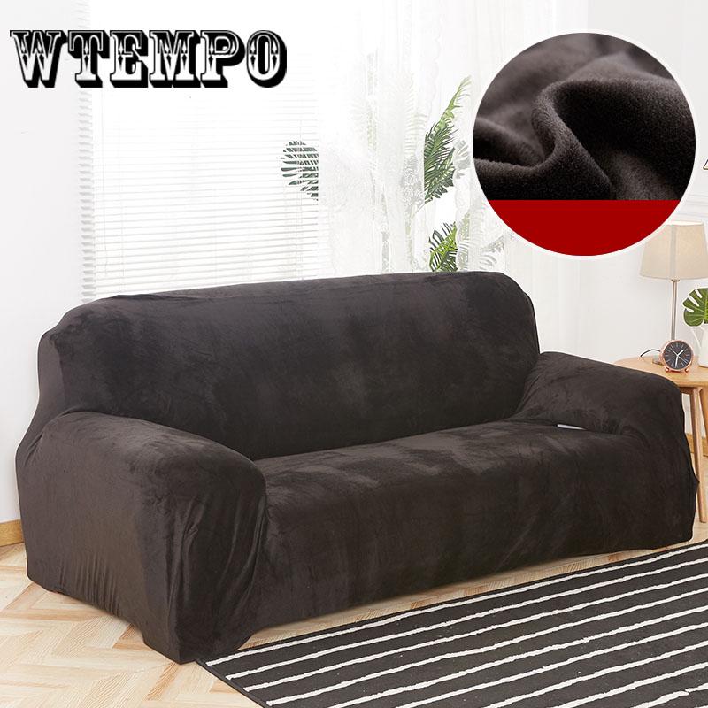 Thick Plush Sofa Cover All-inclusive Dustproof Sofa Cover Slip Simple Sofa Cushion Full Cover