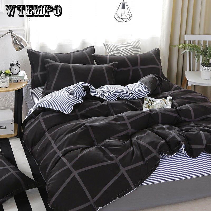 Solid color Easy to use Fleece fabric Bedding Set Duvet cover,Bed sheet set,pillowcase