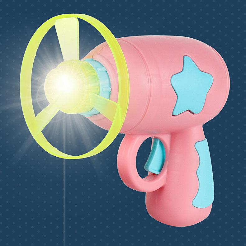 Flying Glowing Children's Toys Outdoor Casual Frisbee Boys and Girls Puzzle Parent-Child Interactive Game Toy Pistol