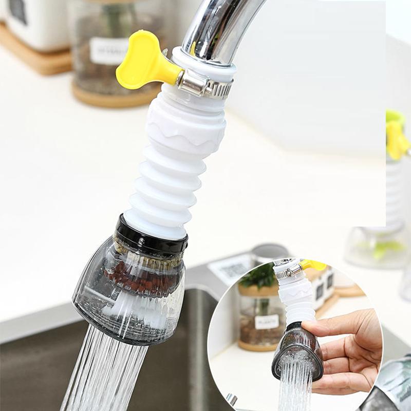 Faucet Splash-proof Shower Filter Kitchen Universal Retractable Universal Water Purifier Household Universal Joint Faucet