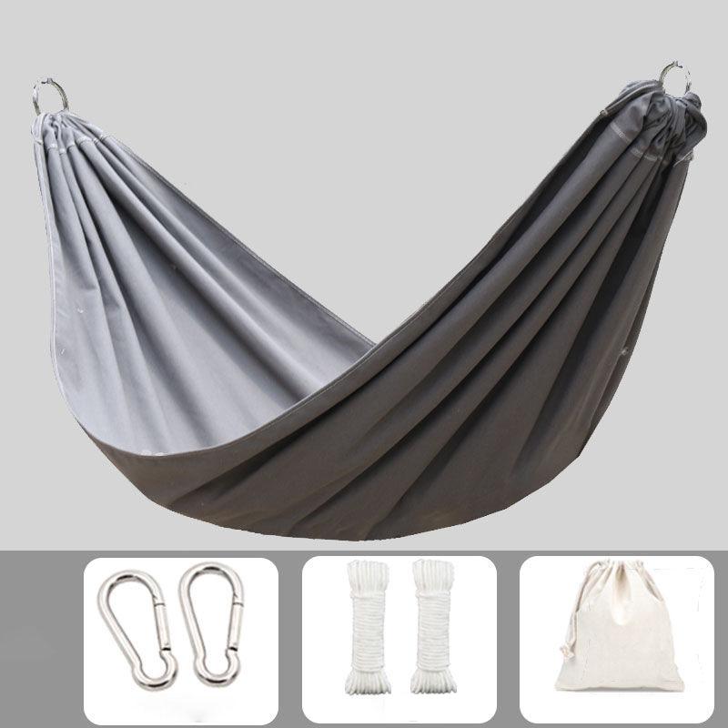 College Dormitory Dormitory Hammock Outdoor Anti-rollover Artifact Thickened Canvas Reclining Swing Cradle Net Red Hanging Chair