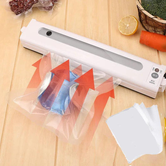 Best Food Vacuum Sealer 220V/110V Automatic Commercial Household Food Vacuum Sealer Packaging Machine Include Bags