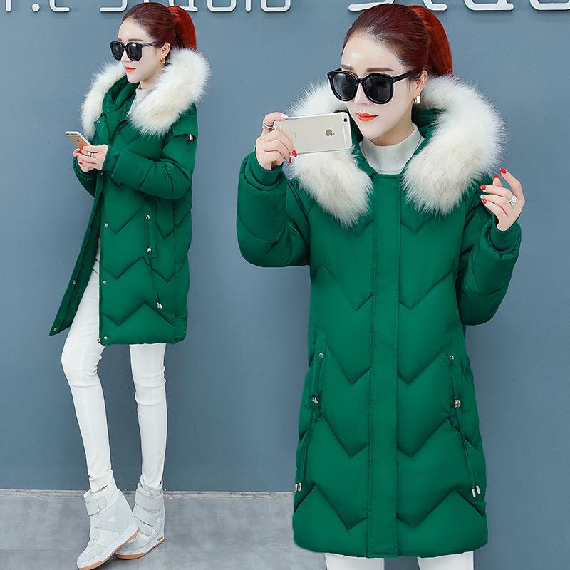 Winter Woman's Cotton clothing Woman's Winter Long Sleeve Warm Jacket Fashion Large size Down Jacket