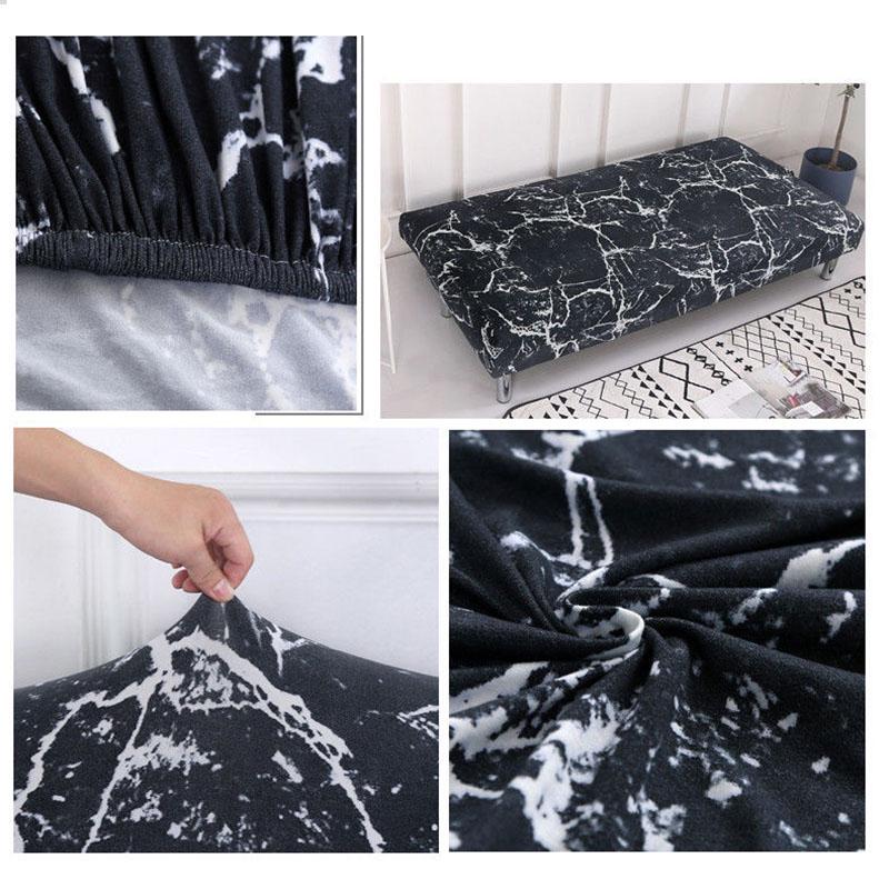 Magic Sofa Cover Without Armrest Folding Sofa Bed Cover  Elastic Furniture Protector Slipcover Couch Cover Armless Sofa Covers for Living Room