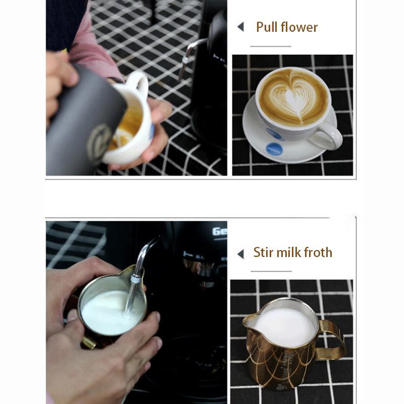 Pump Pressure Coffee Machine Household Espresso Machine Steam Milk Froth Small Mini Semi-automatic Fancy Coffee Machine