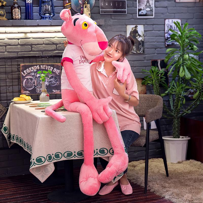 Cartoon Pink Panther Children Plush Doll Plush Toy Pillow Valentine's Day Birthday Gift Mini Animal