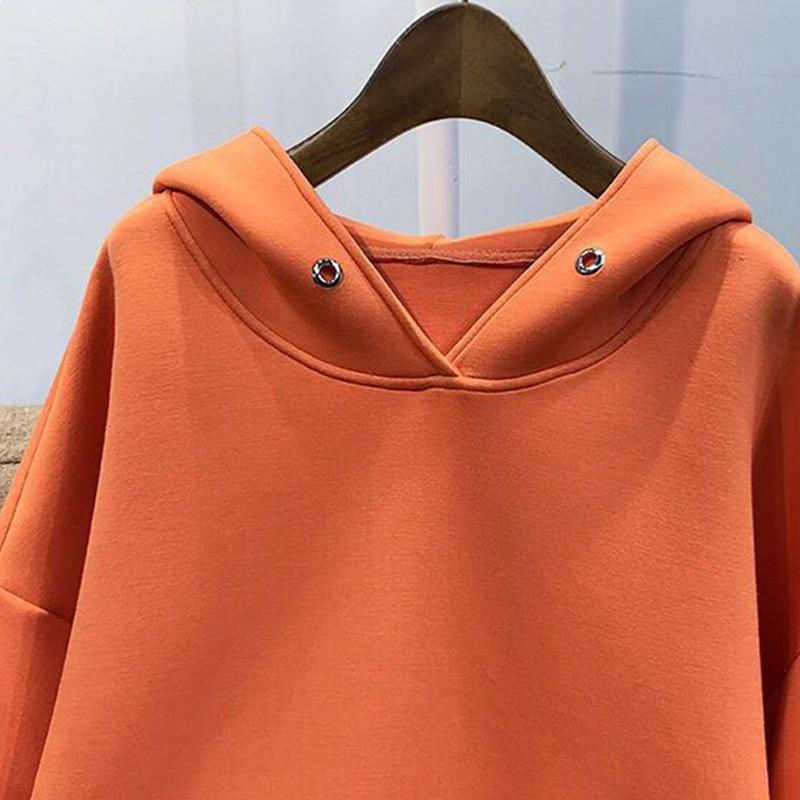 Women Fleece Hoodie Sweatshirts Autumn Winter Fashion  Oversize Ladies Pullovers Warm Hooded Jacket