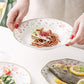 Dishes Set Household One Person Eating Japanese-style Personality Cute Bowls and Plates Combination Creative Korean Bone China Tableware