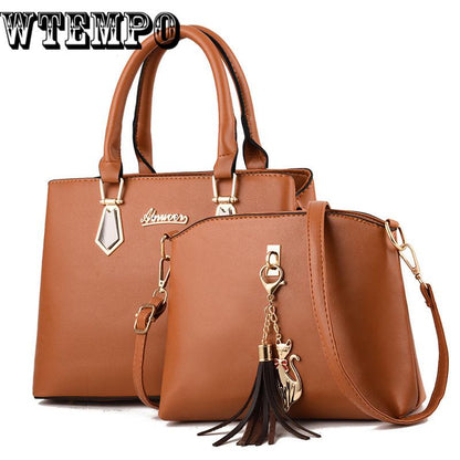 Handbags casual trend shoulder bag Messenger bag leather sense summer handbags fashion wild