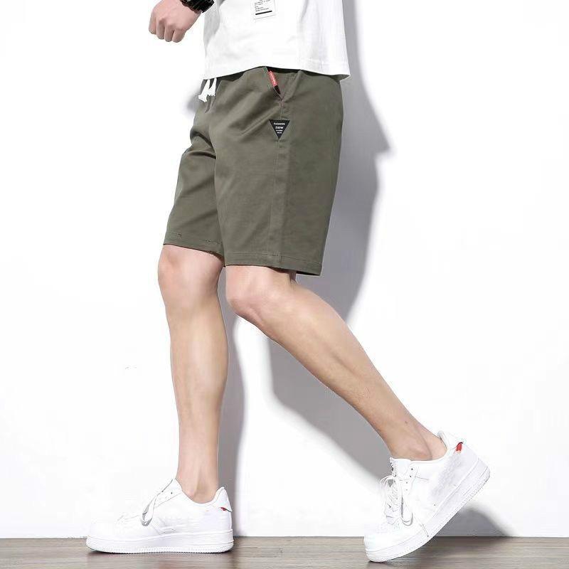 Shorts Men's Solid Color Five-point Pants Loose-fitting Summer 5-point Pants