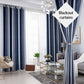 Simple and Modern Blackout Curtains, Sun-proof Heat-insulating Curtains, Bedroom Balcony Sun-shading Curtains (1 Piece)